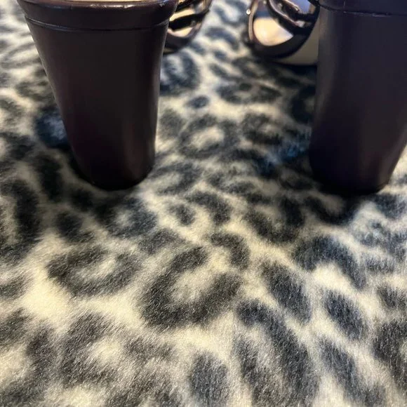 WHBM Cabernet Studded High Heel Sandals women's size 7.5 - Picture 6 of 6